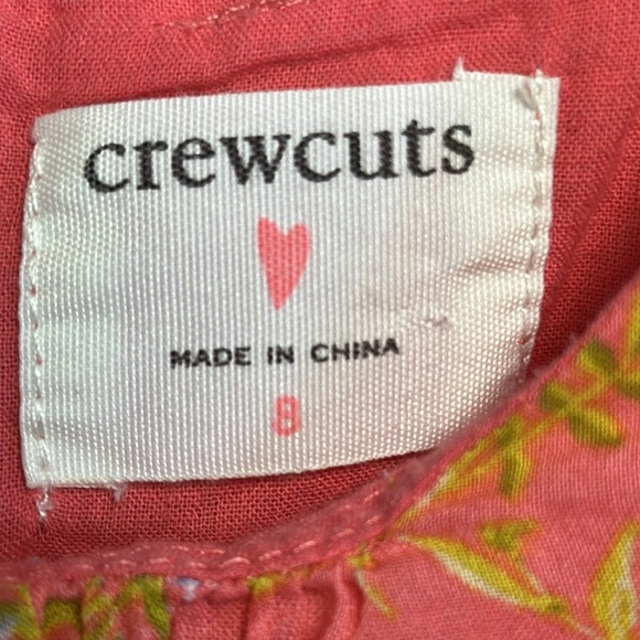 CREWCUTS 💯 Cotton Floral Dress Sz 8 - Picture 7 of 9